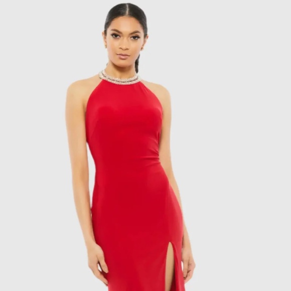 Mac Duggal Red Evening Gown - Picture 1 of 3